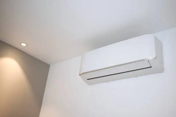 Indoor ductless mini-split air conditioning unit